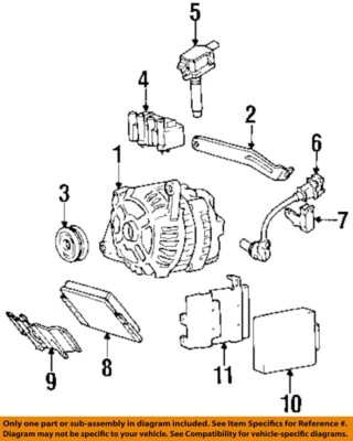 Used Transmission Control Module fits: 1999 Hyundai Accent Transmission LH dash Foto 1 de 2