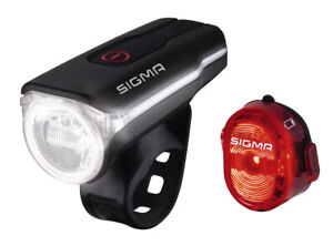 SIGMA LED Beleuchtungs Set Aura 60 USB+Nugget II inkl. Micro-USB-Ladekabel | Bef