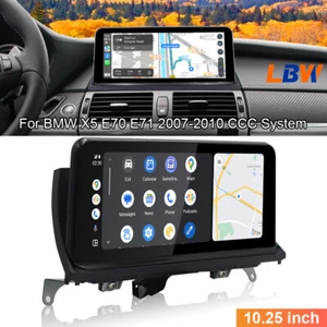 10.25'' Car Linux Screen Multimedia Player Radio For BMW X5 E70 E71 2007-10 CCC - Picture 1 of 12