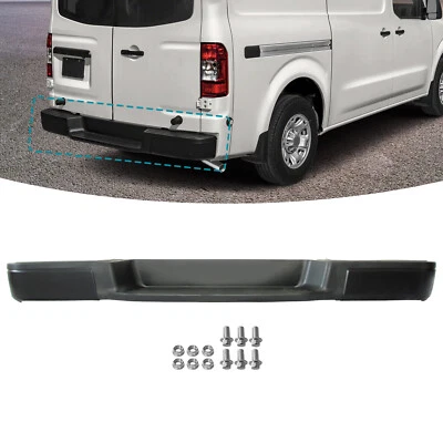 Black Rear Step Bumper Assembly For 2012-2021 Nissan NV1500/2500/3500 W/O Holes Foto 1 de 4