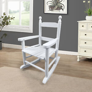 Children's rocking white chair- Indoor or Outdoor -Suitable for kids-Durable