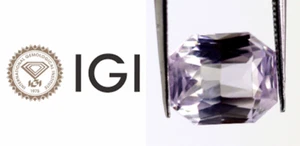 IGI Certified RADIANT MIXED CUT A++ Natural Light Pinkish Sapphire 4.16 Ct Gem - Picture 1 of 12