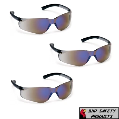GAFAS DE SEGURIDAD PYRAMEX ZTEK LENTES ESPEJADAS AZULES GAFAS DE SOL DE TRABAJO S2575S (3 PARES) Foto 1 de 4