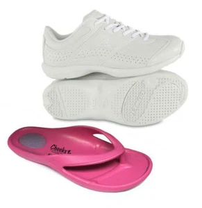 NUEVO ZAPATO DE PORRISTA POWER PARA MUJER MAXIMAL EDGE 7500 BLANCO TALLA 9.5 CON SANDALIAS - Imagen 1 de 1