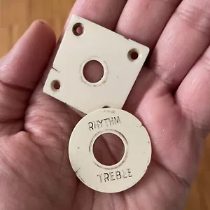 GIBSON AGED Jack Plate and toggle switch plate set, Les Paul, relic, 59 Parts - Picture 1 of 6