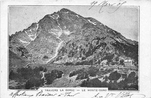 CPA 20 CORSE A TRAVERS LA CORSE MONTE DORO (dos non divisé) - Picture 1 of 1