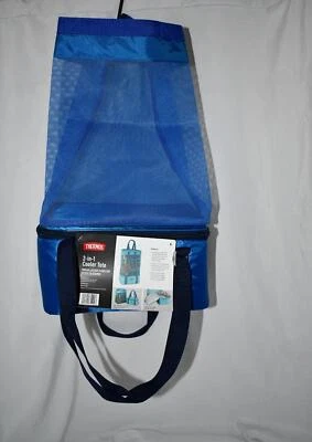Bolso refrigerador Thermos 2 en 1 en azul brillante - tiene capacidad para 12 latas nuevo con etiquetas Foto 1 de 4