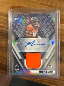 2023 Panini Phoenix Marvin Mims RPA 41/299 Denver Broncos RC Auto - Picture 1 of 2