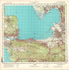 Russian Soviet Military Topographic Map - MARTIGUES (France, B.-du-Rh.), ed 1989 - Picture 1 of 7
