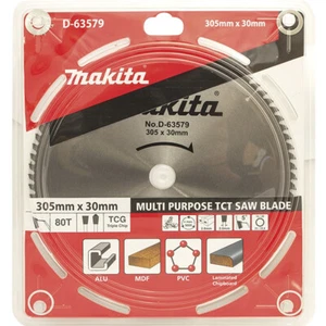 Hoja de sierra TCT multipropósito MAKITA D-63579 305X30 mm - Imagen 1 de 2