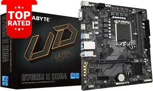 B760M H DDR4 Intel LGA 1700 M-ATX Motherboard Gaming PC Upgrade Neu - Picture 1 of 12