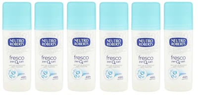 6x Neutro Roberts Fresco Classico Deo Stick mit Floralen Noten 40ml