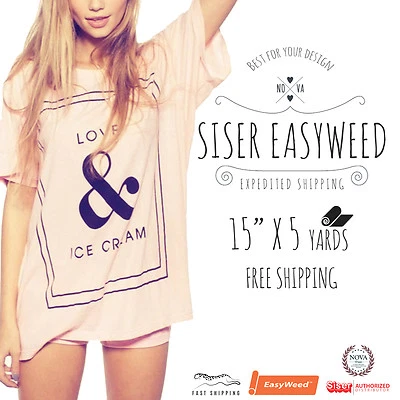 Siser Easyweed 15" x 5 Yards SELECT UP TO 5 COLORS! FREE SHIPPING! - Image 1 of 2