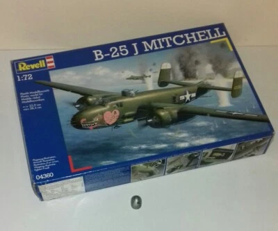 B 25 J MITCHELL KIT REVELL (HASEGAWA) 04360 1/72+MUSO PER VERSIONE H LEGGI NOTE - Immagine 1 di 3