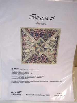 HTF Caron Collection INTARSIA III BARGELLO Needlepoint/Ctd Thread Pattern - Image 1 of 2