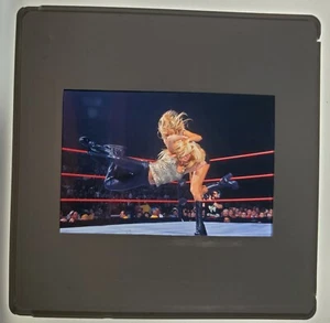 Vtg Trish & Stacy Wrestling Slide, 35mm Photo, WWE/WWF Divas, Stratus Vs Kiebler - Picture 1 of 3