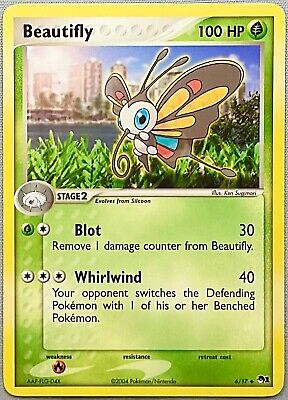Pokémon TCG Beautifly #6/17 Uncommon - 2004 Pop Series 1 Promo - MINT Condition!