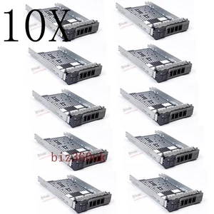 10* for Dell 3.5 SAS Hard Drive Tray Caddy PowerEdge R630 R730 R730XD T630 F238F - Afbeelding 1 van 10
