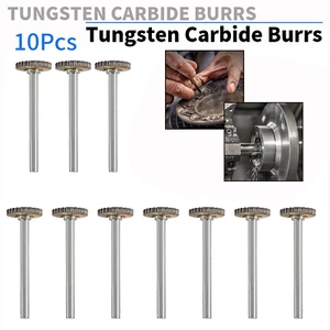 Tungsten Carbide Rotary Burr Bit With 3mm Shank F Engraving Carver Rotary Tool - Picture 1 of 20