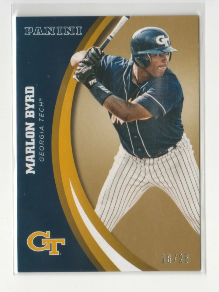 2016 Panini Collegiate Georgia Tech золото No30 Марлон Берд 16/25 - плоская S/H - Изображение 1 из 1