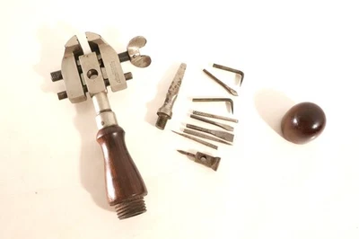 MILLERS FALLS JEWELER MACHINIST HAND MINI VISE & EXTRAS GREAT CONDITION 248 tag1 - Image 1 of 4