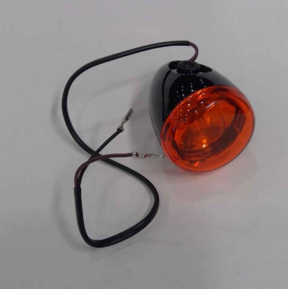 Conjunto de señal de giro trasera genuina Harley-Davidson negro brillante 73291-10 Foto 1 de 4