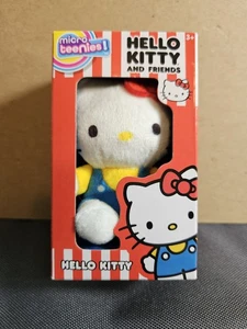 Sanrio Hello Kitty 3 Inch Micro Teenies Plush Toy - Hello Kitty in Blue Outfit - Picture 1 of 8