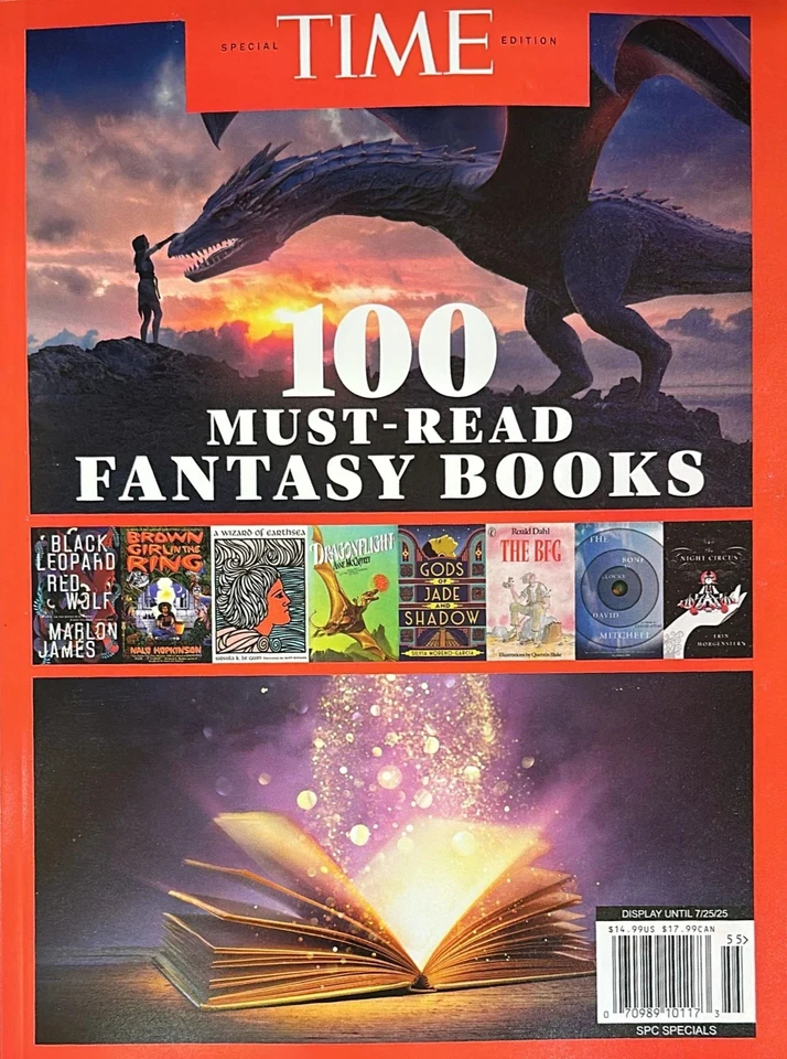 TIME MAGAZINE | JULY 2025 SPECIAL EDITION | 100 MUST READ FANTASY BOOKS Foto 1 de 1