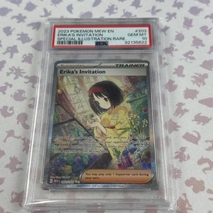 PSA 10 Erika's Invitation SIR 203/165 Scarlet Violet 151 Aussie Seller Card 2 - Picture 1 of 5