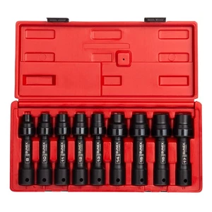 2695, ½ Inch Drive Driveline Limited Clearance Socket Set, 12-Point, 9-Piece,... - Picture 1 of 5