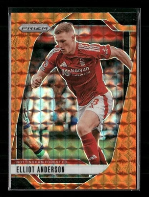 Elliot Anderson 2024 Panini Prizm Premier League Orange Mosaic Nottingham Forest - Image 1 of 2