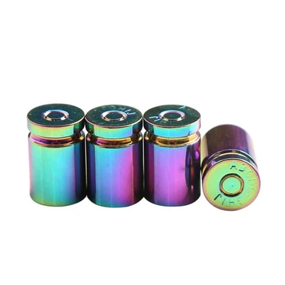 4Pcs Tire Valve Stem Cover Caps Aluminum Car Wheel Air Pressure Valve Cover - Image 1 of 4