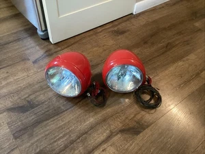1935 1936 Ford Twolite Headlight Head Lamp Buckets Hot Rod Pair Free Ship - Picture 1 of 17
