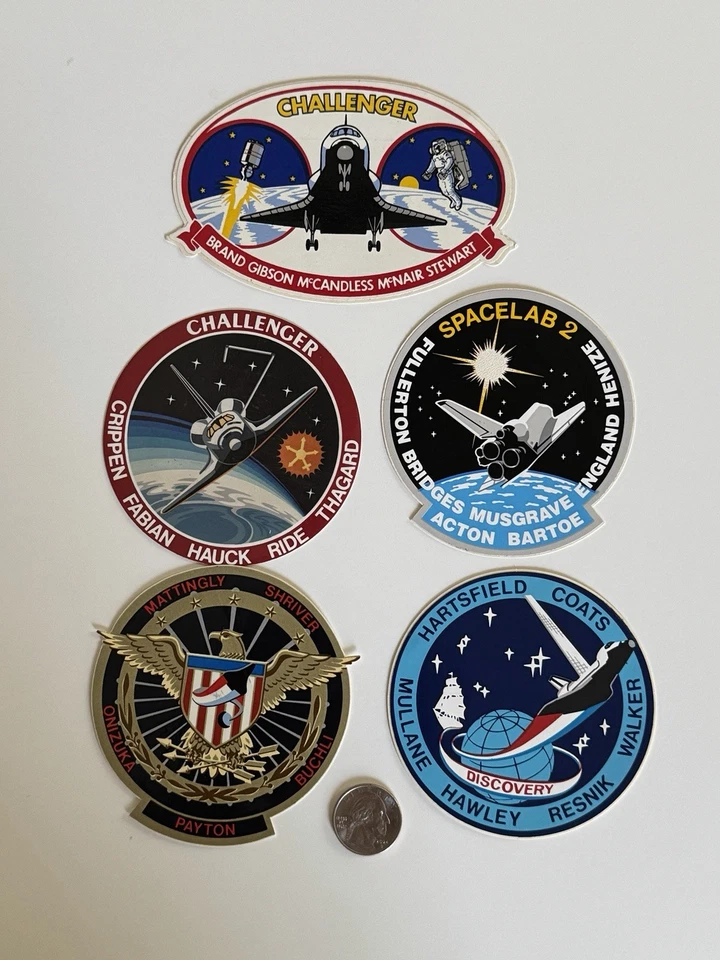 Space Shuttle Stickers Decals. NASA  - Image 1 of 1
