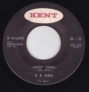 Blues / R&B--B.B. King – Sweet Thing / Soul Beat - Picture 1 of 2