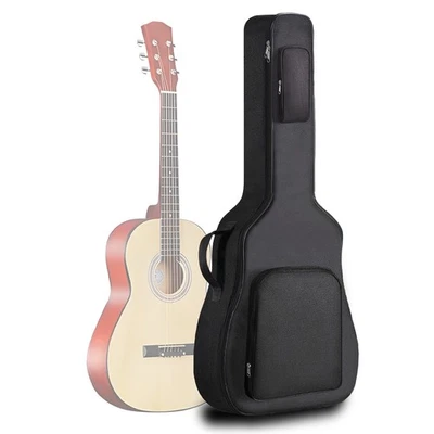 Bolsa de guitarra acústica de 40/41" resistente impermeable bolsa de concierto acolchado de 6 mm de grosor Foto 1 de 4