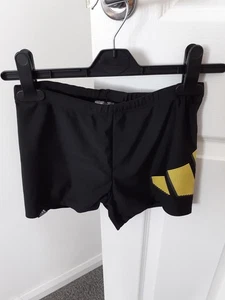 Boys Black Adidas Swimming Shorts Size 30. - Picture 1 of 3