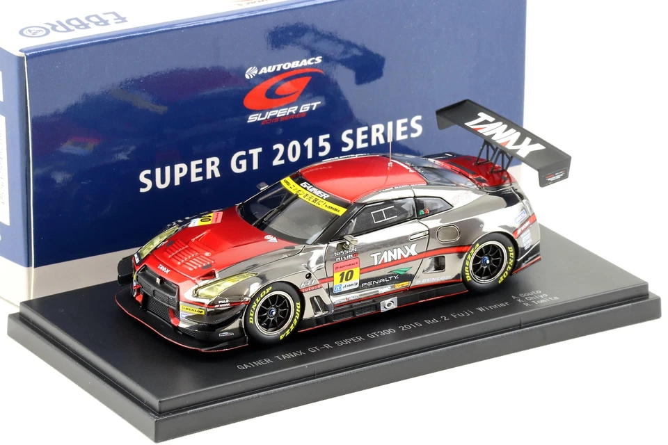 Nissan GT-R Winner Fuji Super GT300 2015 Couto-Chiyo-Tomita 1 43 EBBRO 45291
