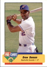 1994 Triple A All-Stars Fleer/ProCards #AAA5 Drew Denson Cincinnati Ohio OH Card
