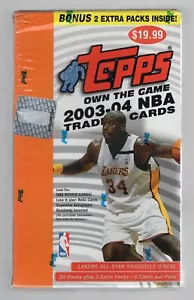 2003-04 Topps Baloncesto Caja Bláster Sellada de Fábrica **Busca Lebron James RC** - Imagen 1 de 7