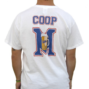 Joe Coop Cooper Beers Jersey T-Shirt Baseketball Costume Milwaukee Sports Movie