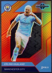 UNIQUE CARD!!! 2023 DAKA Erling Haaland #NO-18 Man City Holocene Orange 21/25 - Picture 1 of 2
