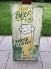 Holzschild Deko Bier Bar Beer Schild 30x60 cm 