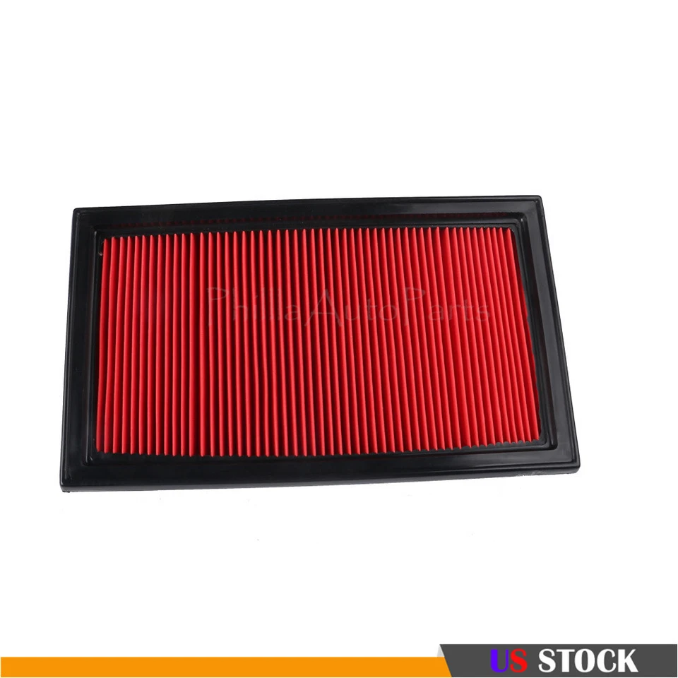 Filtro de aire del motor rojo apto para Nissan 240SX MAXIMA 350Z 200SX 1995-2017 Foto 1 de 4