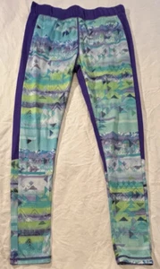 Converse All Star Girls Leggings Athletic Pants XL 13-15 Yrs multi/purple - Picture 1 of 5
