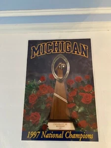 1997 - University of Michigan National Champions Poster - Bild 1 von 1