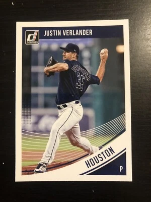 Justin Verlander 2018 Panini Donruss #111 Astros Foto 1 de 2