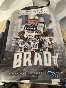 TOM BRADY Patriots HALL OF FAME INDUCTION Grab BAG W/ T Shirt & Coin - Picture 1 of 1