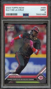 2023 Topps Now ELLY DE LA CRUZ RC #485 PSA 9 - Foto 1 di 2