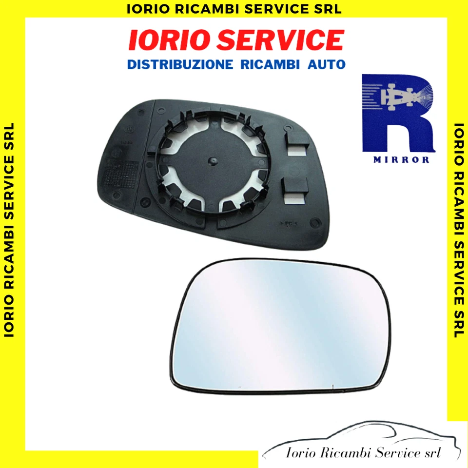 PIASTRA SPECCHIO TERMICO DESTRO OPEL AGILA SUZUKI WAGON R 2002>2008 VETRO  - Immagine 1 di 1